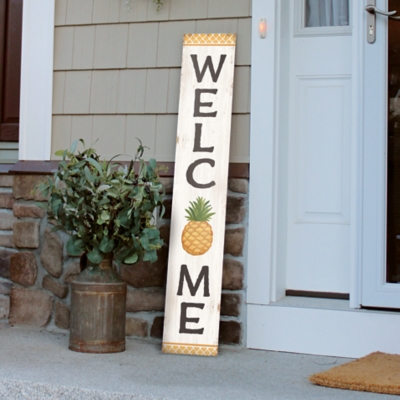 Pineapple Welcome Porch Board, , rollover