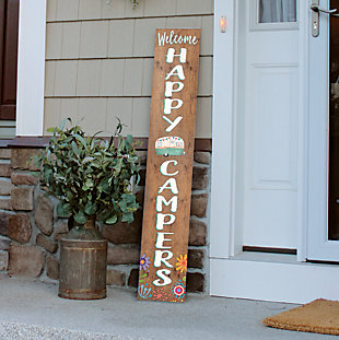 Happy Campers Welcome Porch Board, , rollover
