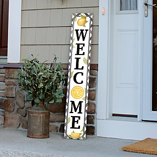 Porch Board™ WELCOME - LEMONS - PORCH BOARD 8X46.5, , rollover
