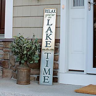 Porch Board™ RELAX, YOU'RE ON LAKE TIME - PORCH BOARDS 8X46.5, , rollover
