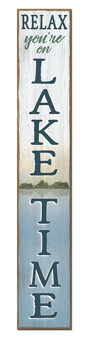 Porch Board™ RELAX, YOU'RE ON LAKE TIME - PORCH BOARDS 8X46.5, , large