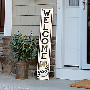 Porch Board™ WELCOME Y'ALL - PORCH BOARD 8X46.5, , rollover