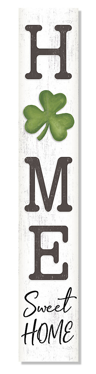 Home Sweet Home Porch Board with Shamrock, , large