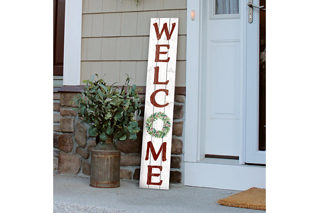 These Porch Boards™ feature a deeply textrued wood-grain surface that's attractive and adds character.  They can lean or hang in your deck, porch or garden.  It is made from a specially developed, weatherproof, composite board.  This sign is meant to be left outside year round!  They are even insect proof!Outdoor decor | Porch | USA Made | Yard decor