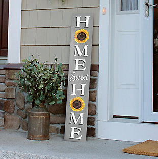 Porch Board™ HOME SWEET HOME - SUNFLOWERS PORCH BOARD 46.5X8, , rollover