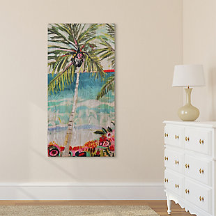 Empire Art Direct Palm Tree Wall Art Giclee Printed on Hand Finished Ash Wood, , rollover
