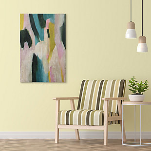 Empire Art Direct Hillside Dusk Abstract Wall Art Print on Hand Finished Wood, , rollover