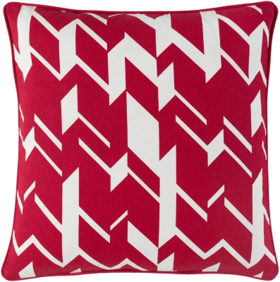 Holiday Throw Pillow, Red/White