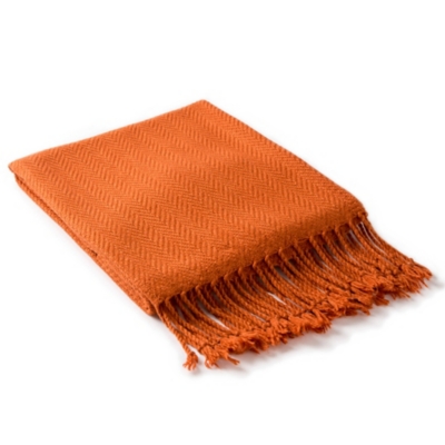 Horace Harding Throw, Burnt Orange