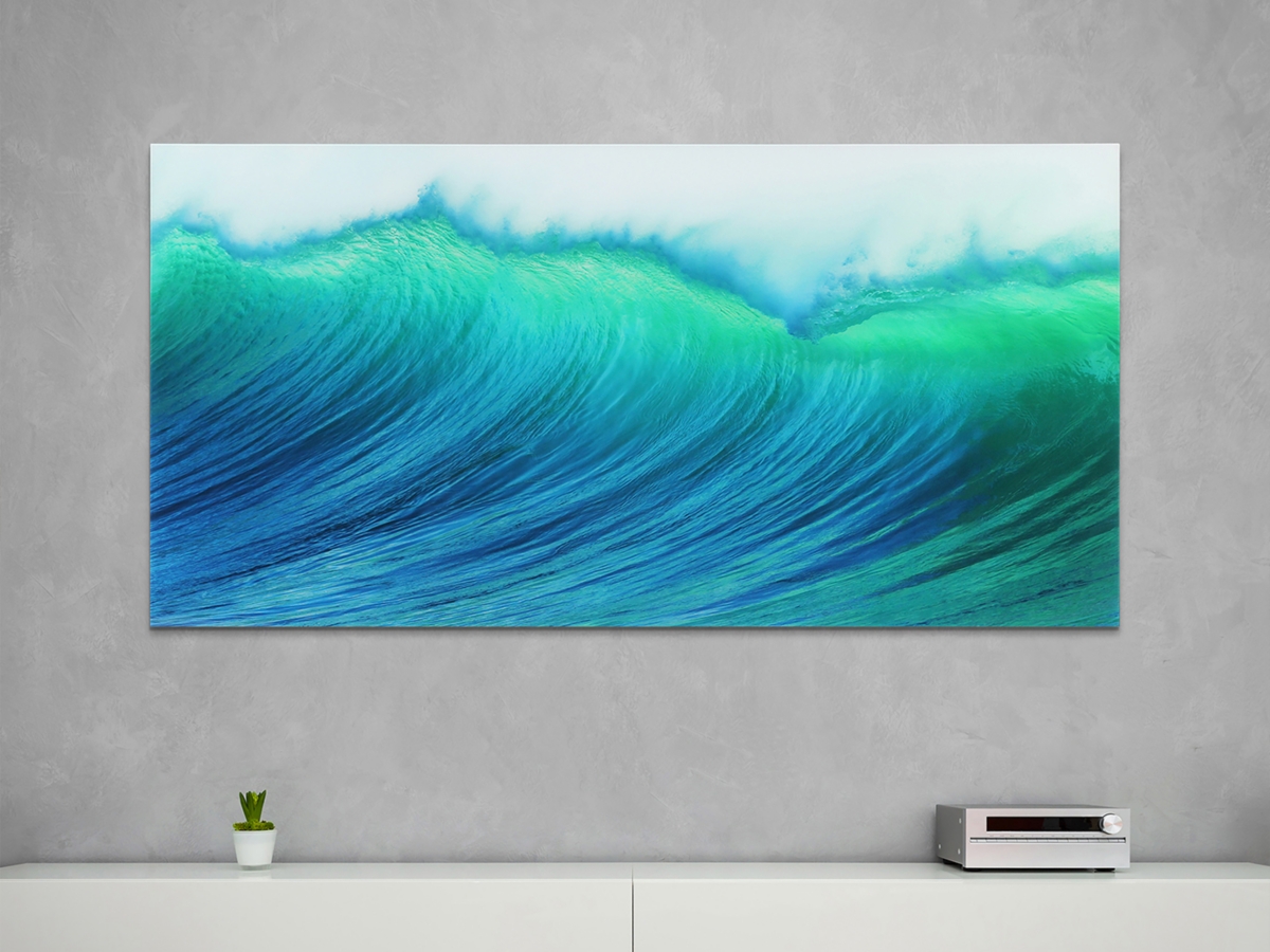 Empire Art Direct Wave Tempered Art Glass | Ashley
