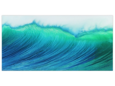 Empire Art Direct Wave Tempered Art Glass, , large