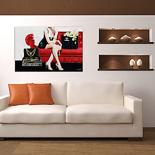 Empire Art Direct The Lady Frameless Free Floating Tempered Glass Panel Graphic Wall Art, , rollover