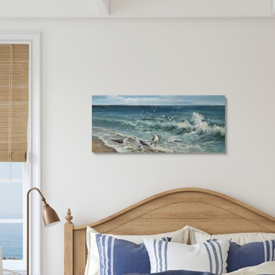 A600042266 Stupell Industries Coastal Seagulls Canvas Wall Ar sku A600042266