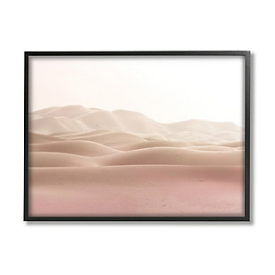 Stupell Desert Sand Dunes Landscape Beige White Sky 24 X 30 Framed Wall Art, Beige, large