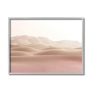 Stupell Desert Sand Dunes Landscape Beige White Sky 16 X 20 Framed Wall Art, Beige, large