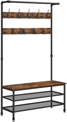 Industrial coat discount and shoe rack