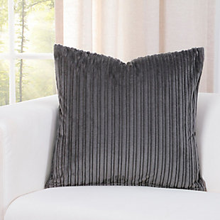 Siscovers Downy Storm Throw Pillow, Medium Gray, large