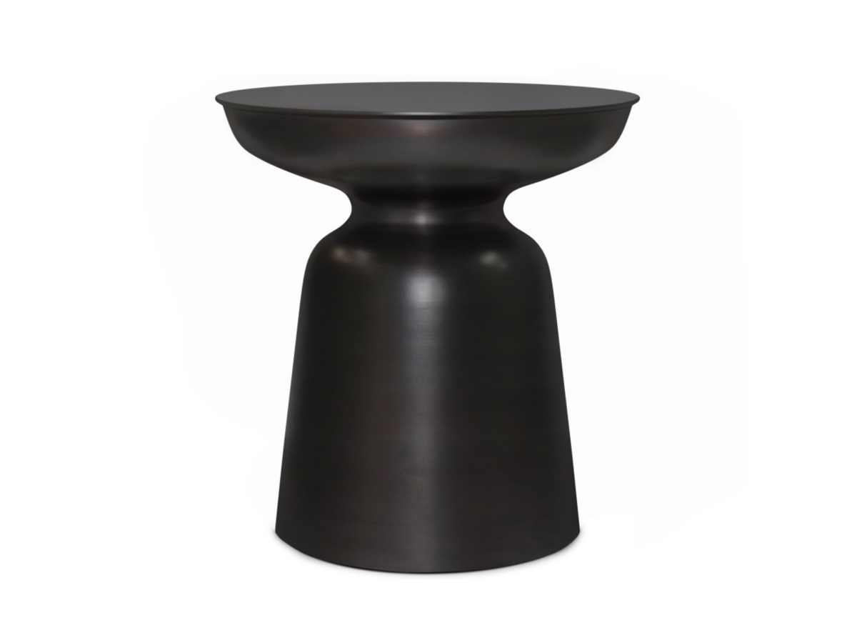 Simpli Home Toby Accent Side Table, Antique Copper, large