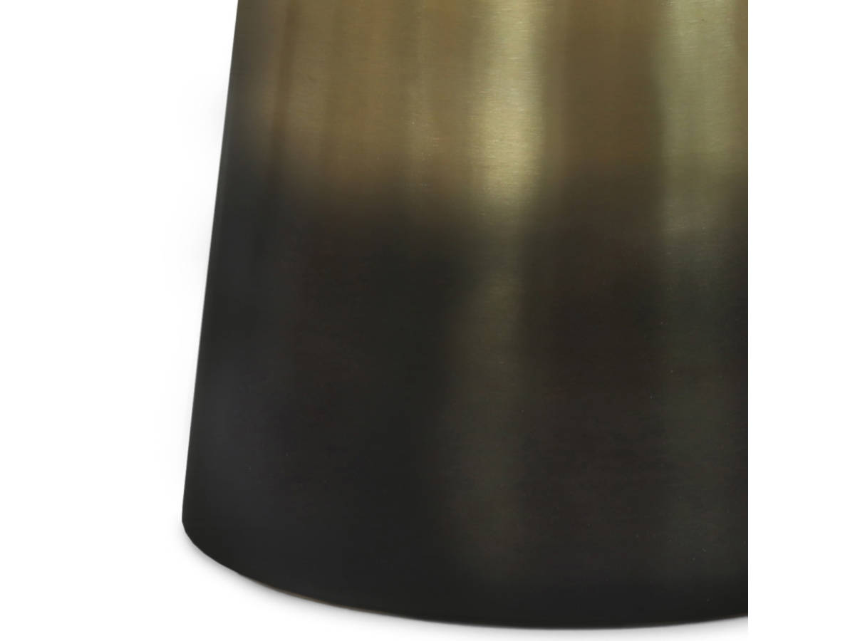 Simpli Home Toby Accent Side Table, Gold/Black Ombre, large