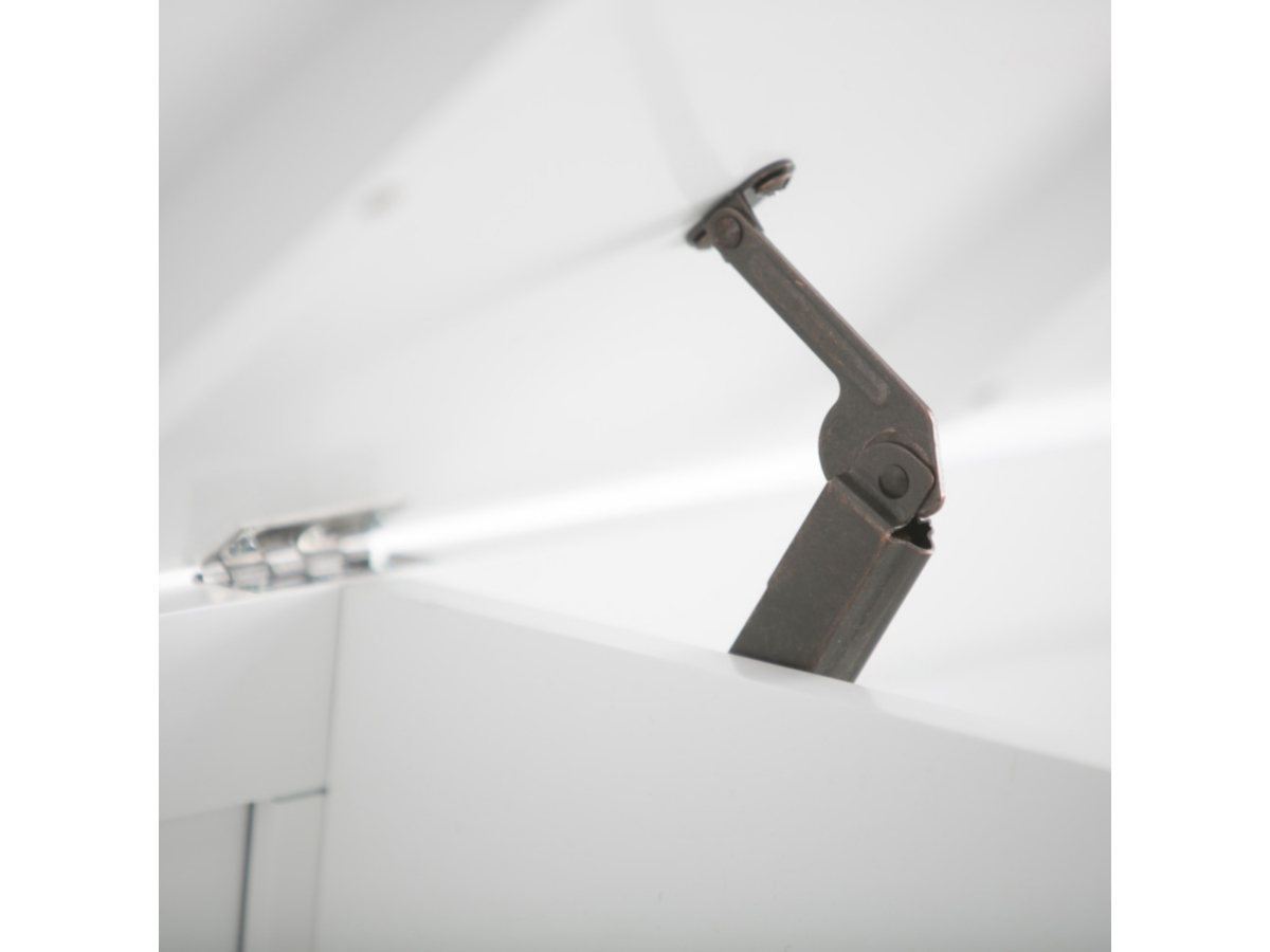 Simpli Home Adams Entryway Storage Bench, White, large