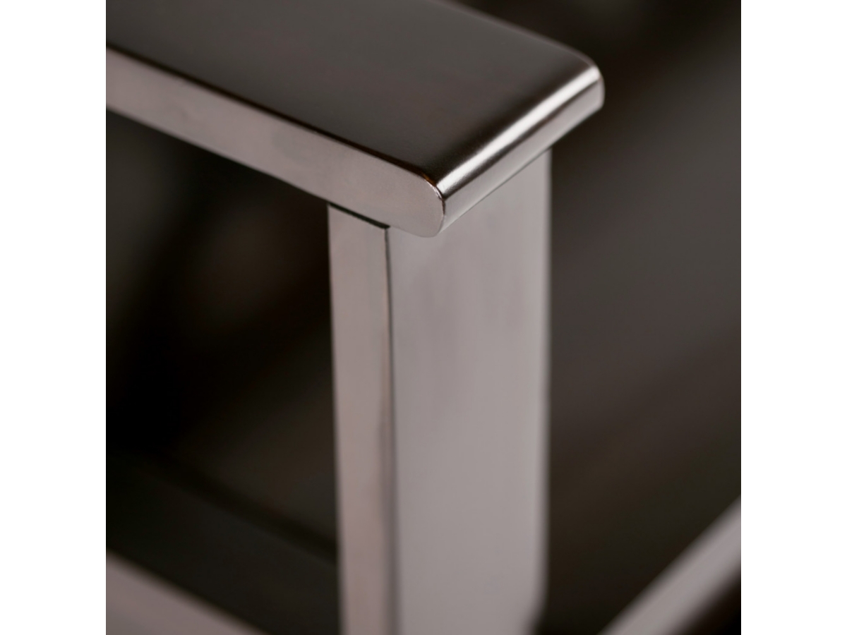 Simpli Home Amherst Entryway Storage Bench, Hickory Brown, large