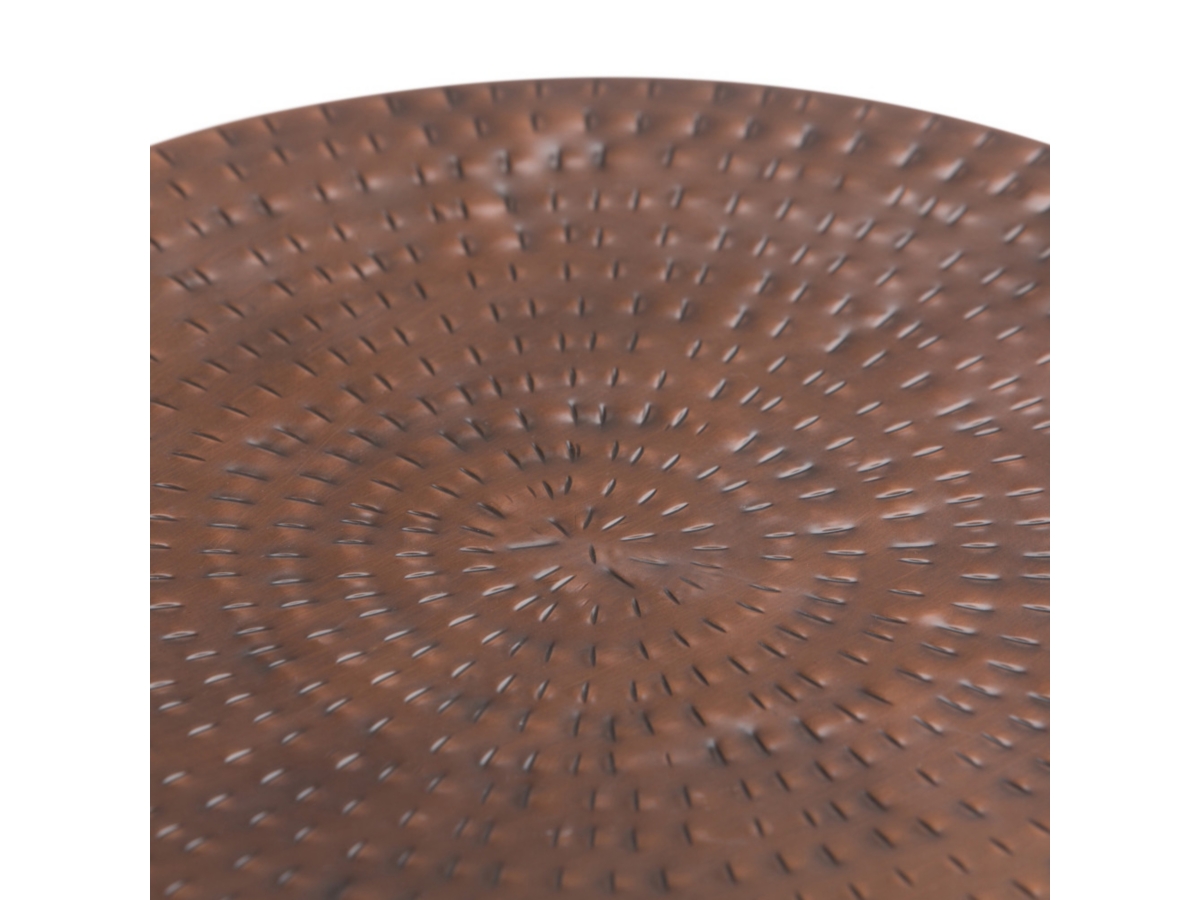 Simpli Home Griffen Storage Accent Side Table, Antique Copper, large