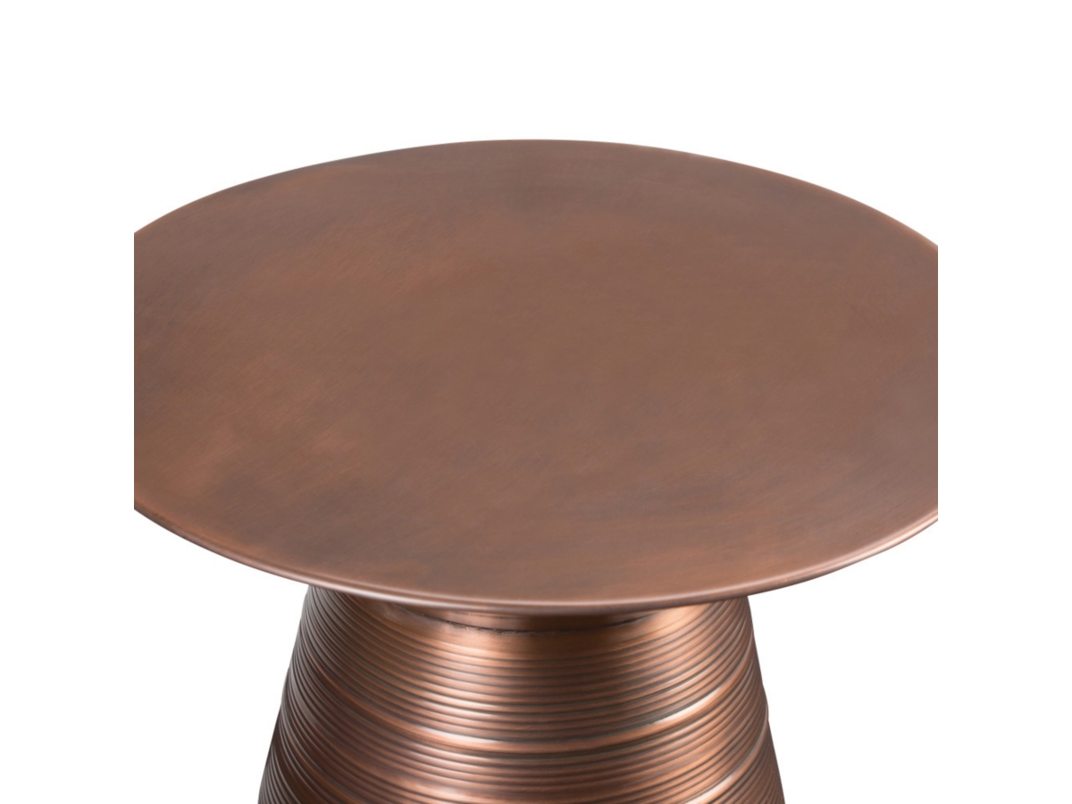 Simpli Home Sheridan Accent Side, Aged Copper, large