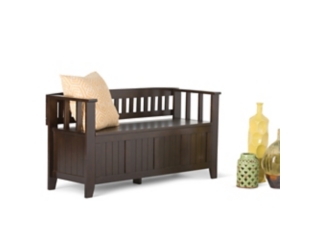 Acadian Entryway Storage Bench