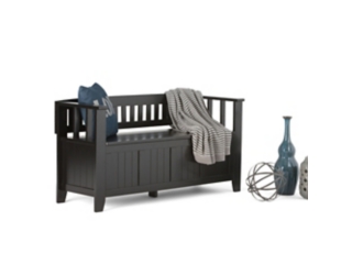 Acadian Entryway Storage Bench