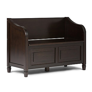 Simpli Home Connaught Entryway Storage Bench, , large