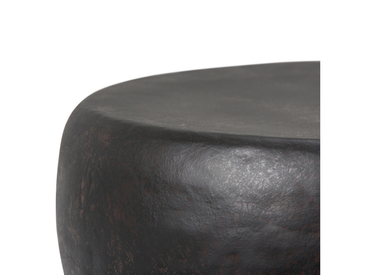 Simpli Home Garvy Accent Side Table, Rustic Bronze, large