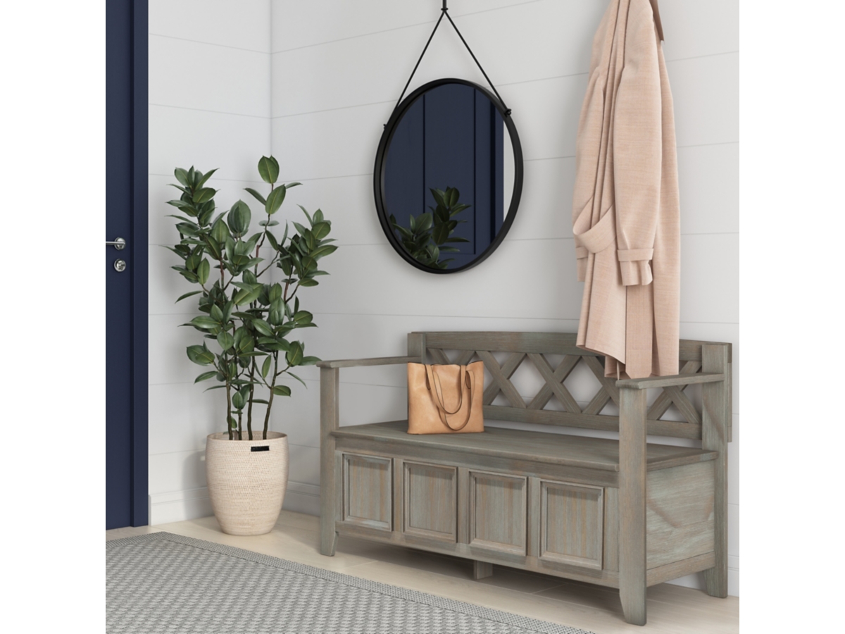 Simpli Home Amherst Entryway Storage Bench Ashley