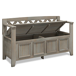 Simpli Home Amherst Entryway Storage Bench, , large