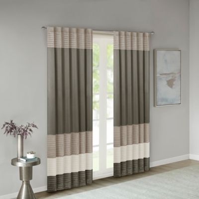 A600044997 Salem Polyoni Pintuck Curtain Panel, Natural sku A600044997