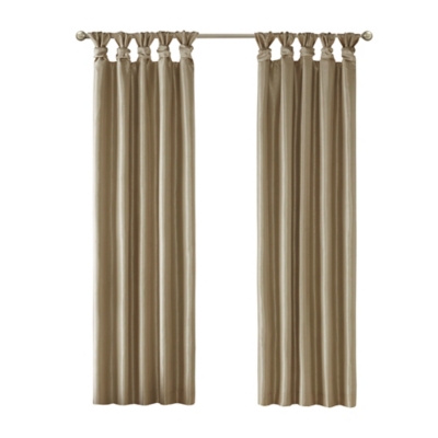 Shop Emilia Twist Tab 84 Window Curtain Collection Bronze, Curtains