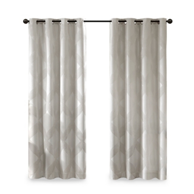 A600045435 Abel Ogee Knitted Jacquard Total Blackout Curtain  sku A600045435