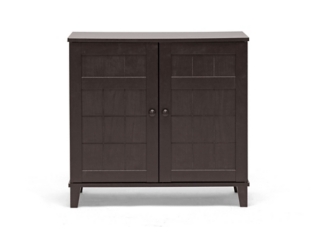 Baxton Studio Glidden Short Modern Shoe Cabinet