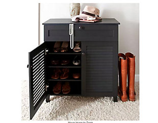 Baxton Studio Calvin Shoe Storage Cabinet, , large