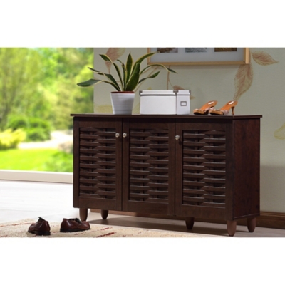 Ashley furniture shoe discount cabinet