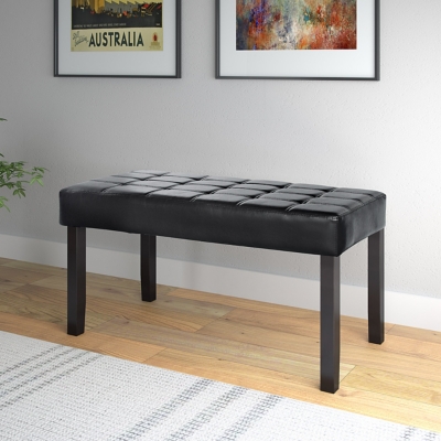 A600046198 CorLiving California Bench, Black sku A600046198