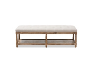 Baxton Studio Celeste Ottoman Bench