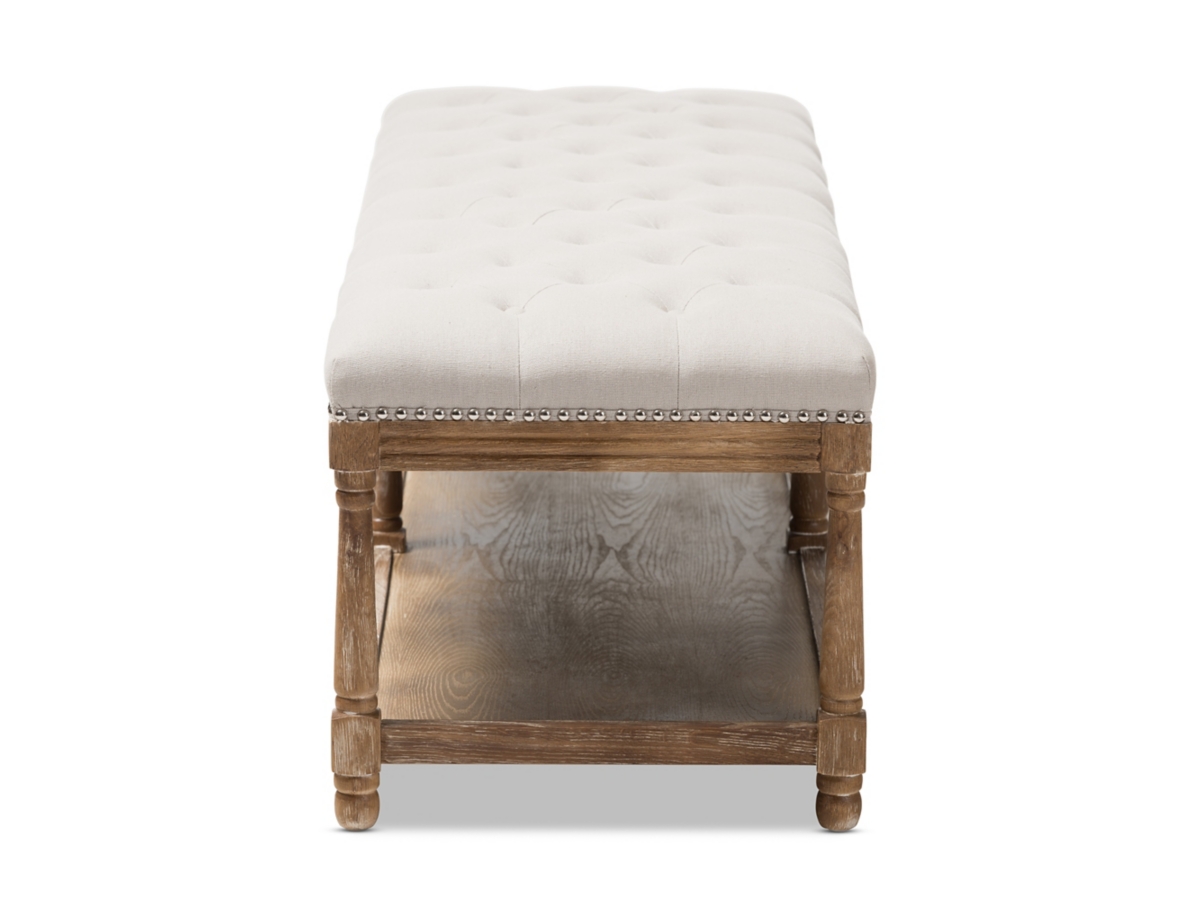 Baxton Studio Celeste Ottoman Bench