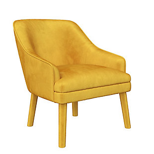 Mr. Kate Upholstered Accent Chair, Mustard, large