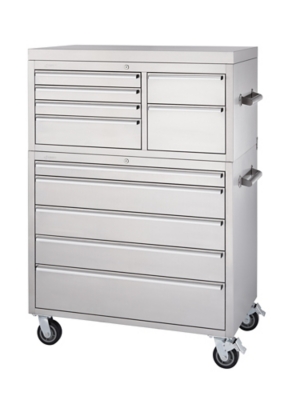 TRINITY 43" x 25" Stainless Steel Toolchest, , large