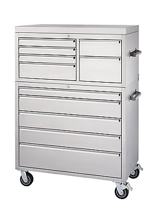 TRINITY 43" x 25" Stainless Steel Toolchest, , large