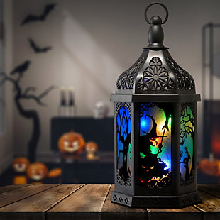 National Tree Company 15" Halloween Lantern with Battery LED, , rollover