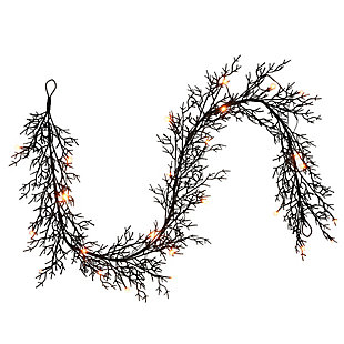 National Tree Company 6 ft. Halloween Twig Garland with Lights, Battery Operated, , large