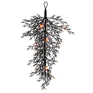 National Tree Company 28" Halloween Twig Teardrop with Lights, Battery Operated, , large