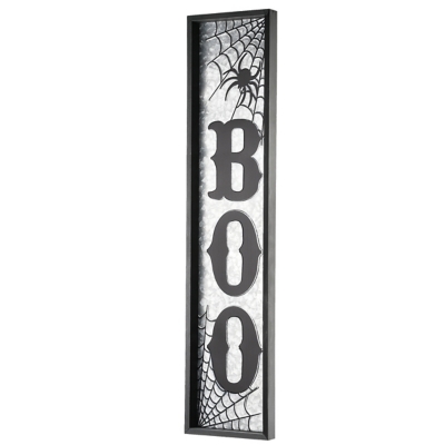 National Tree Company Metal BOO Wall Sign, , large