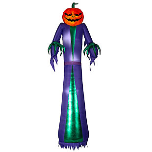 National Tree Company Inflatable 12 ft. Jack-O-Reaper, , large